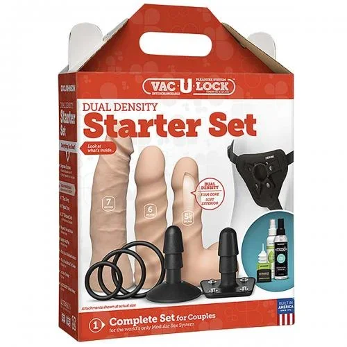 »Vac-U-Lock« Dual Density Starter Set – Vanilla | 13-teilig