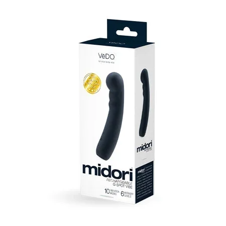 VeDO Midori Rechargeable G Spot Vibe – Just Black