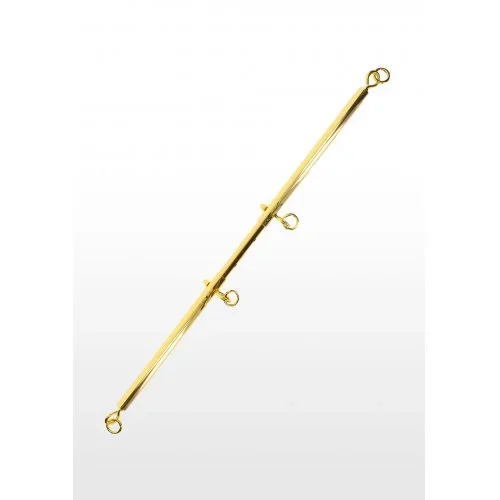 Verstellbare Spreizstange goldfarben + 4 Klick-Karabiner