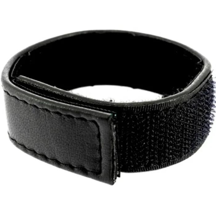 Verstellbarer Penisring Leather Body, Schwarz