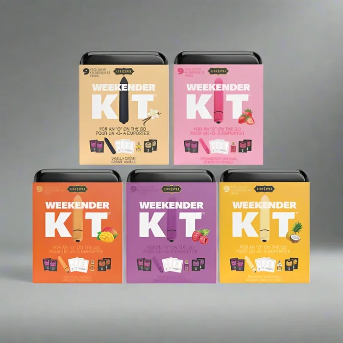 Vibe Weekender Kit – Kama Sutra – 9 Piece Sex Kit