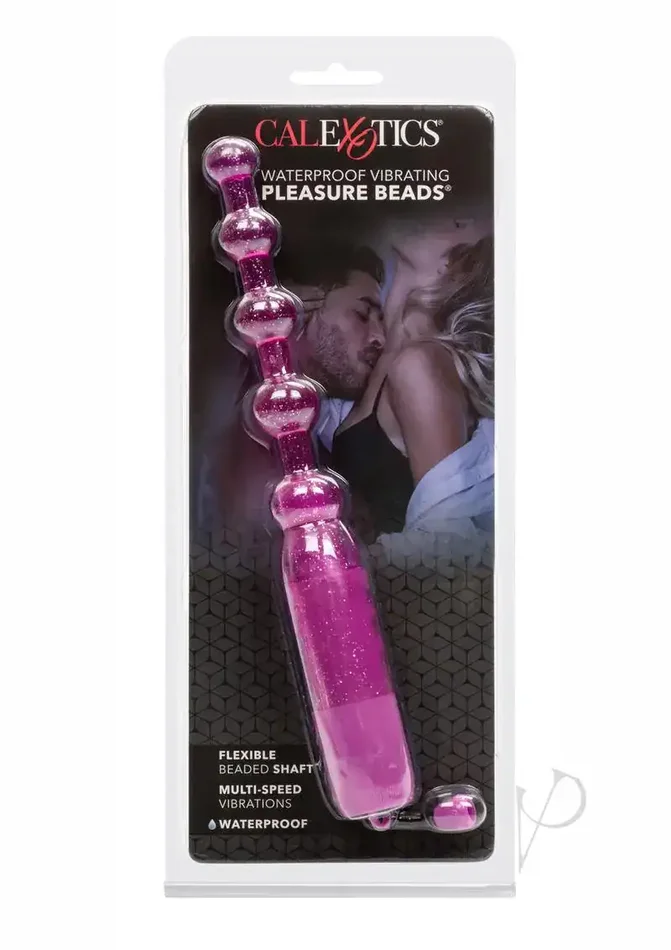 Vibrating Pleasure Beads Waterproof – Purple