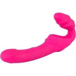 Vibrating Strapless Strap-On pink – Akku Power