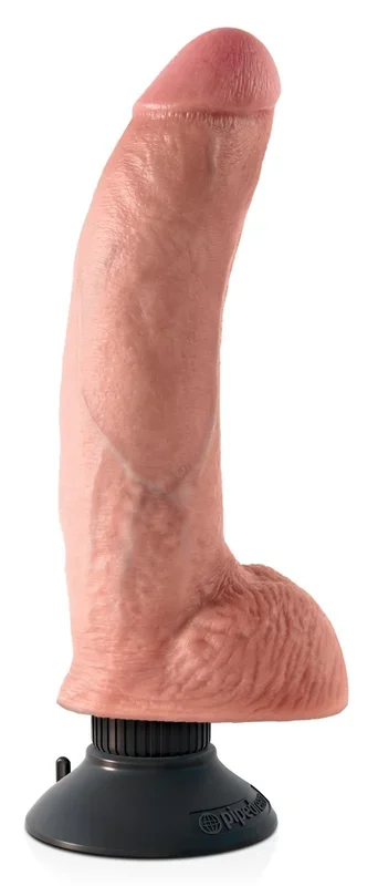 Vibrator „9″ Vibrating Cock with Balls“, 23 cm King Cock