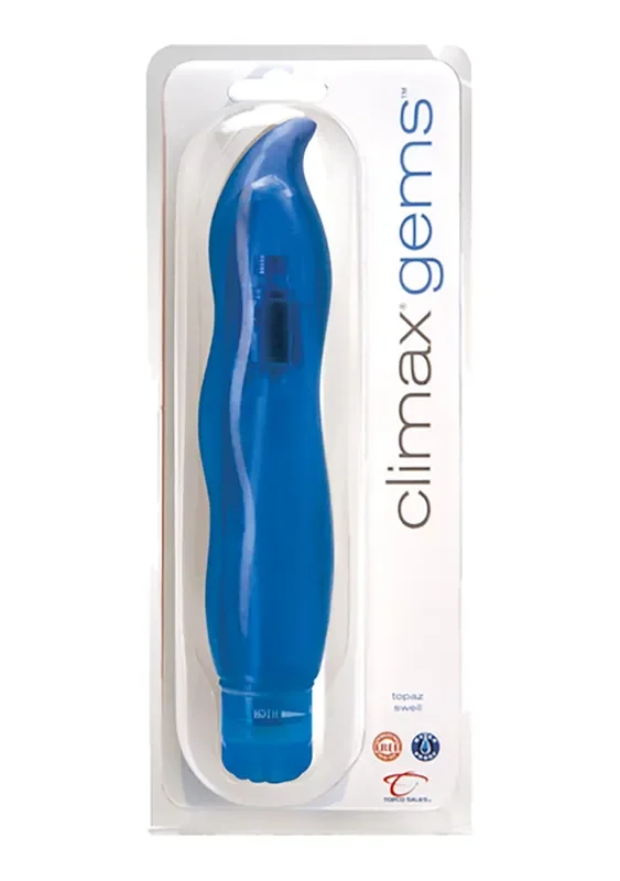 Vibrator gewellt blau