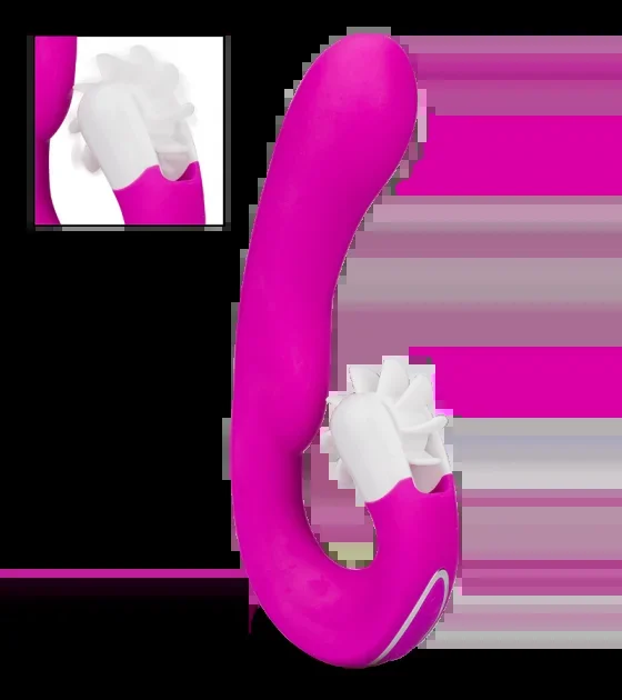 Vibrator mit Klitorisstimulator Alicia