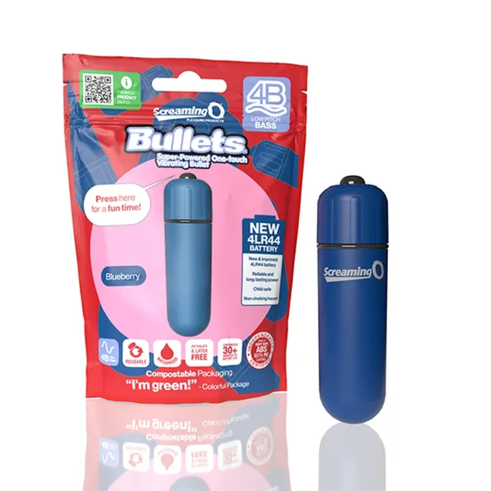 Vibrator The Screaming O 4B Bullet, Blau