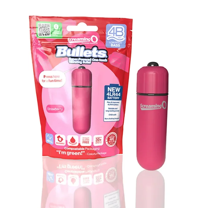 Vibrator The Screaming O 4B Bullet, Rot