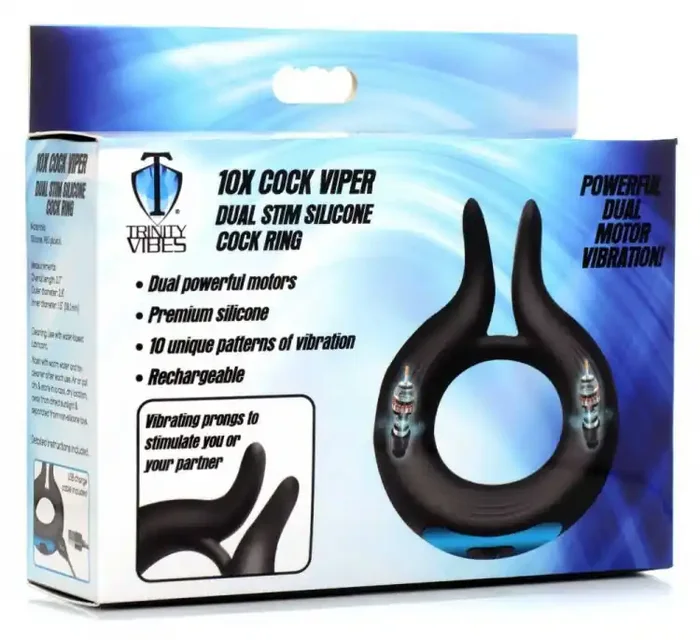 Vibrierende Dual Stim Penis Ring