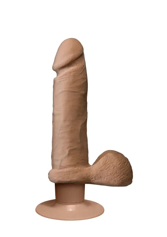 Vibrierender Dildo – braun