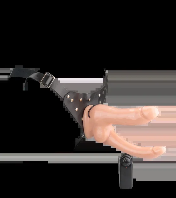 Vibrierender Doppel-Strap-On