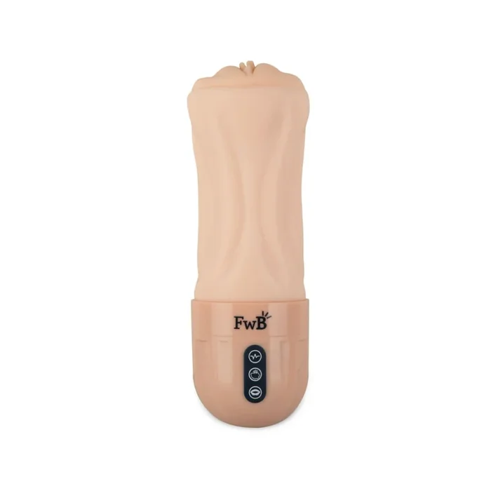 Vibrierender Masturbator Freund mit Vorteilen mit Saugnapf