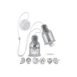 Vibrierender Nippelsauger-Titilator – Transparent