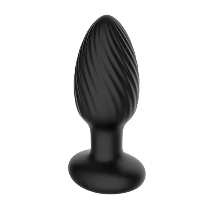 Vibrierender und rotierender Analplug Nexus Tornado, Schwarz