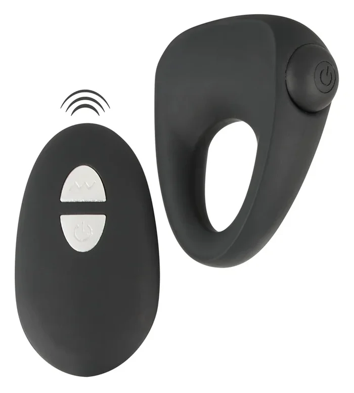 Vibro-Penisring „RC Vibro-Ring“, mit kabelloser Fernbedienung, 10 Vibrationsmodi Go Soft
