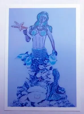Voodoo Orisha Gebetskarte ‘Yemaya‘