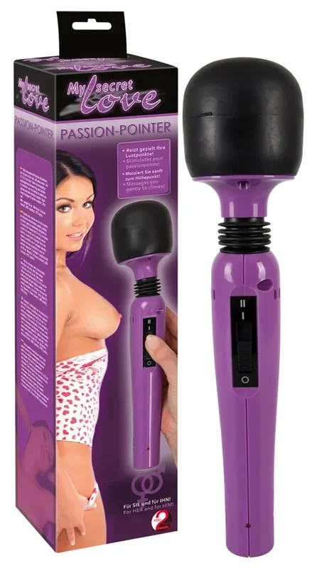 Wand Vibrator in Violett