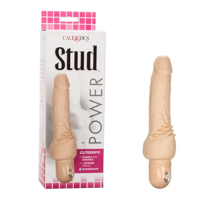 Waterproof Power Stud Cliterrific – Ivory
