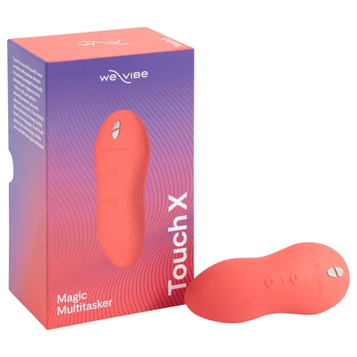 We-Vibe Touch X – Wiederaufladbarer wasserdichter Klitorisvibrator (Koralle)
