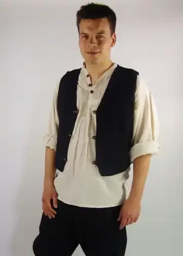 Weste mit Knöpfen