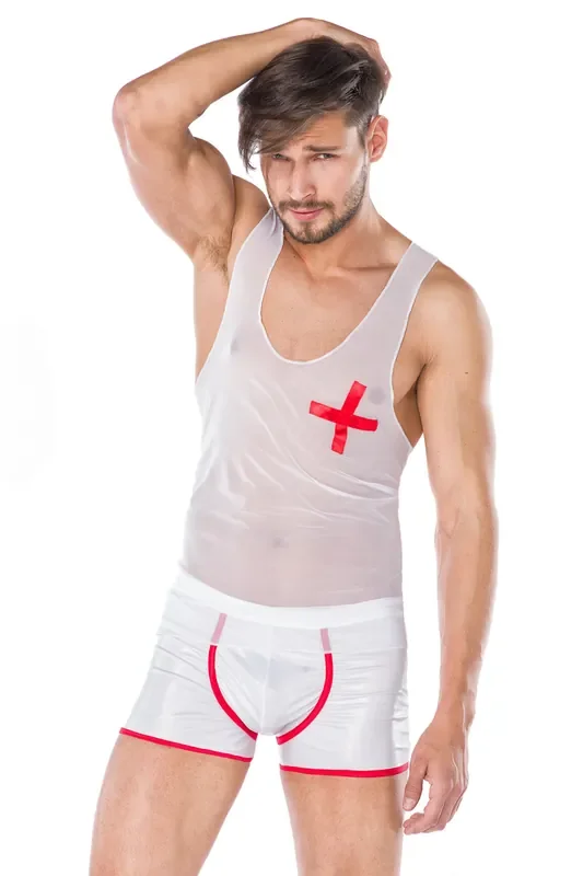 Wetlook Set Boxershorts und Shirt