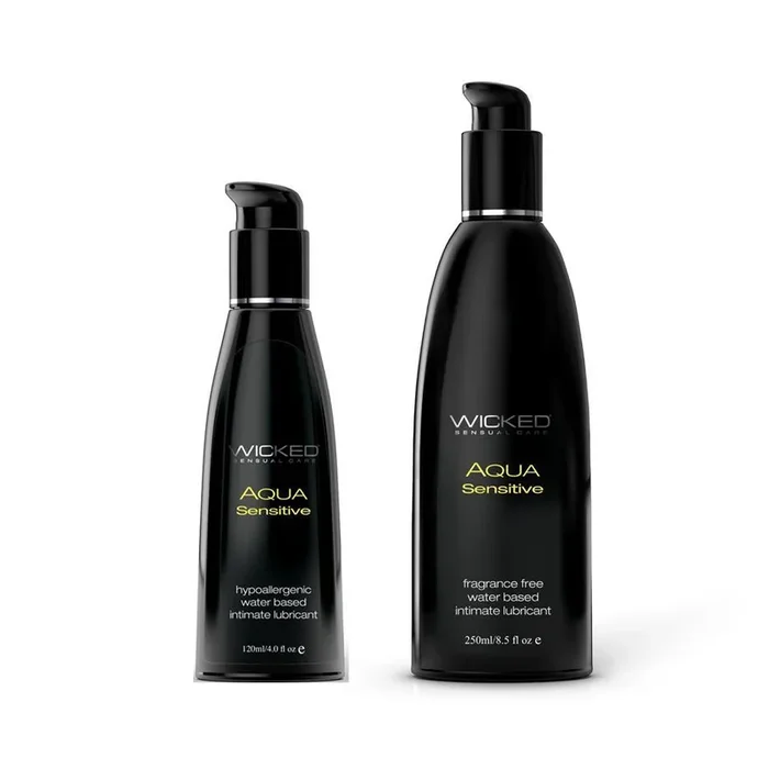 Wicked Aqua Sensitive Lubricant – 2 Sizes