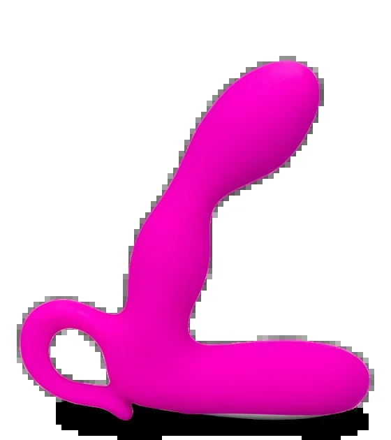 Wiederaufladbarer Prostata-Vibrator in Violett, 30 Modi