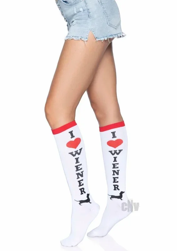 Wiener Dog Knee Highs
