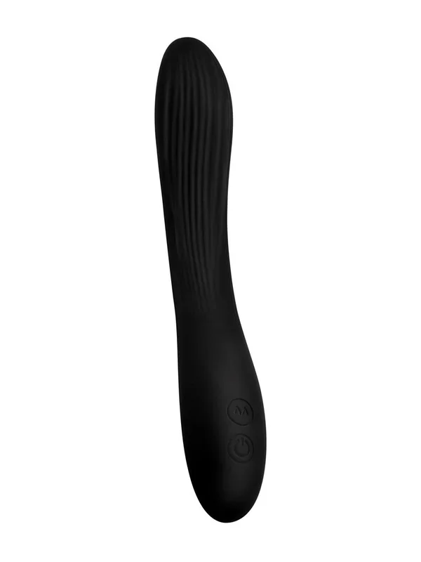 Wonder Vibes 7X Bendable Silicone Vibe: Vibrator, schwarz/roségold