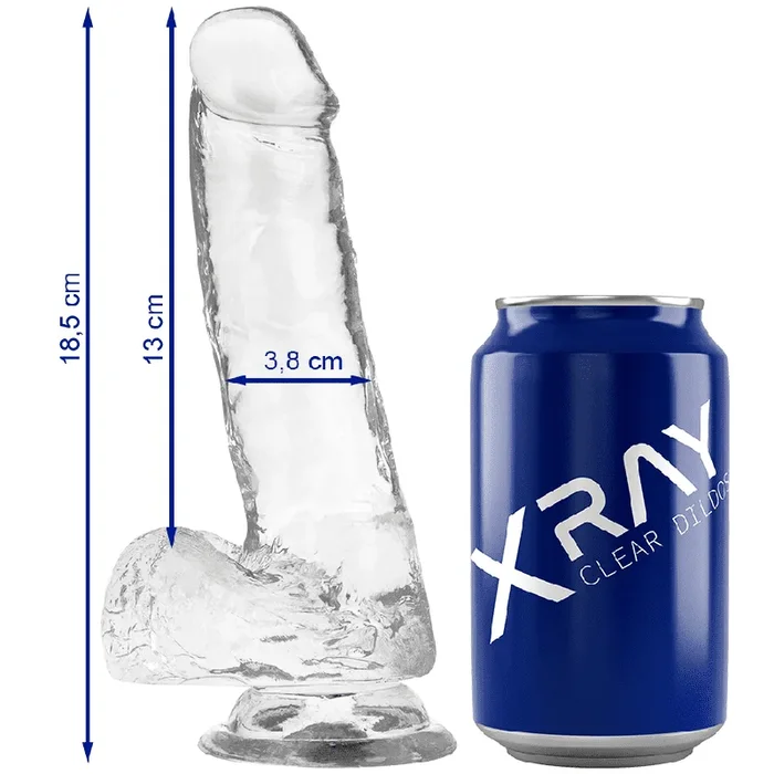 X Ray – Klarer Hahn mit Eier 18.5 CM -O- 3.8 CM