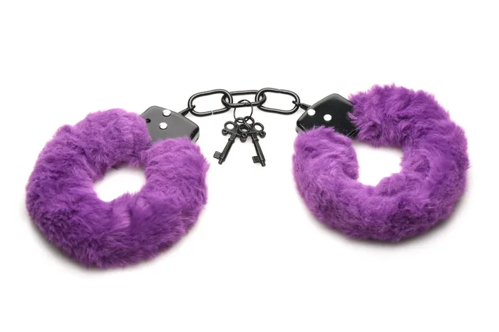 XR Brands – Cuffed In Fur Handschellen – Lila