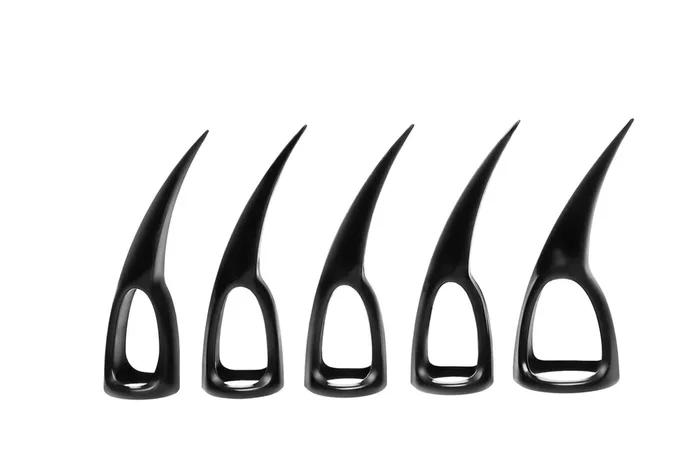 XR Brands – Set mit 10 Krallen – Schwarz