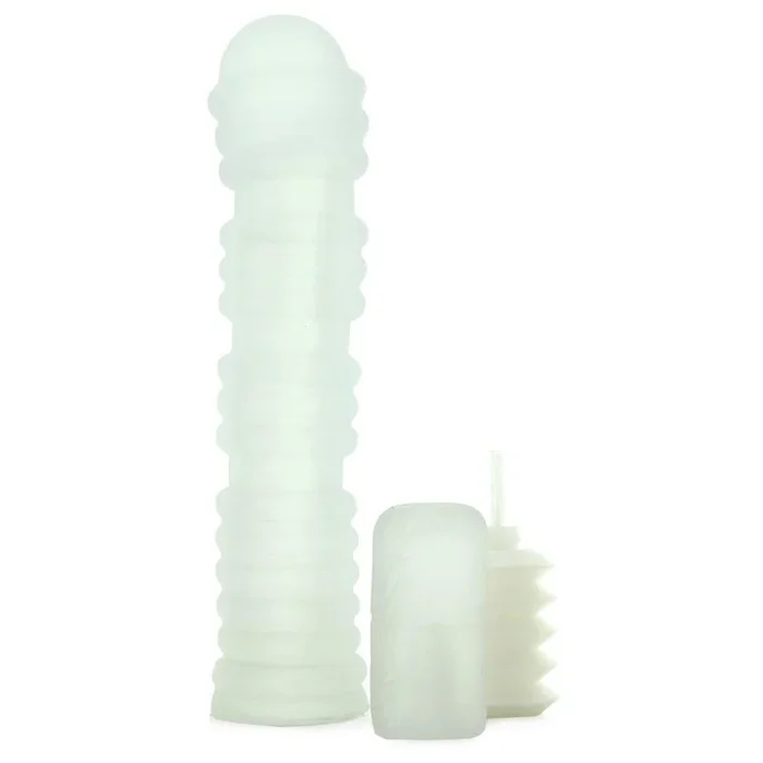 XTend It Ribbed UR3 Penis Extension Kit in Frost