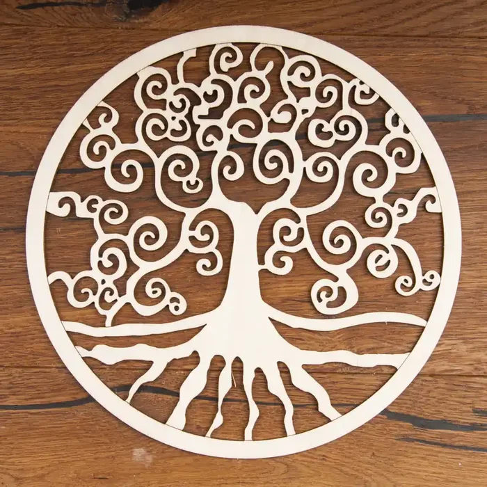 Yggdrasil aus Holz im Set