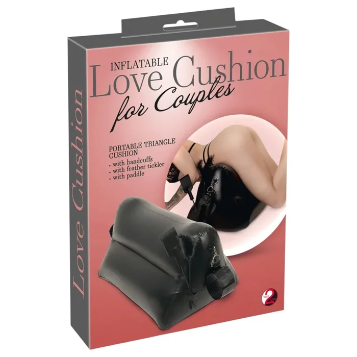 You2Toys Love Cushion – aufblasbares Liebeskissen-Set (schwarz)