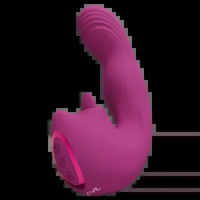 Yumi – Triple Motor G-Spot Finger Motion Vibrator and Flickering Tongue Stimulator – Lila