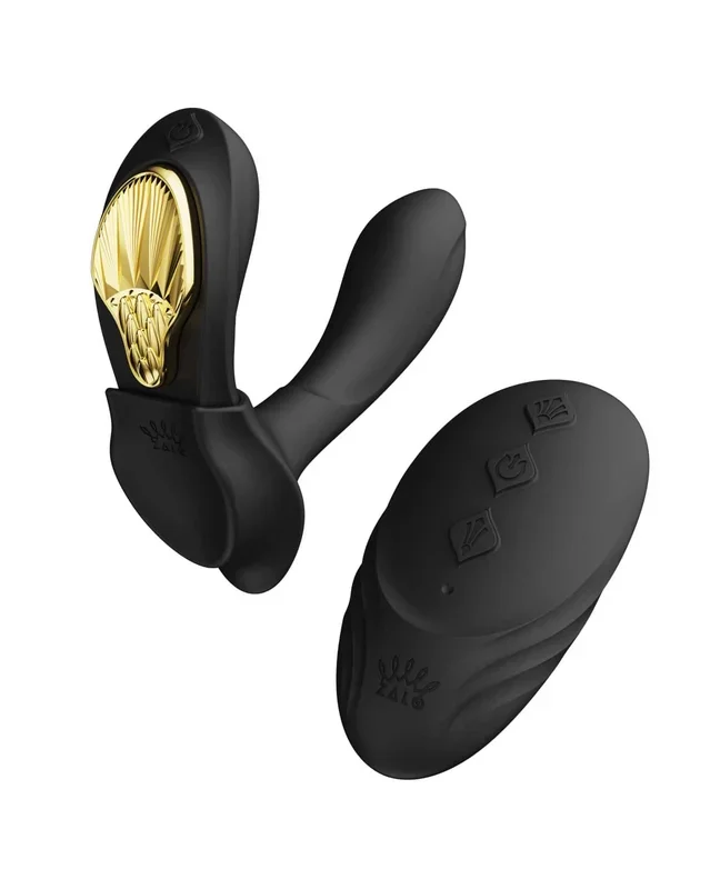 ZALO Aya Wearable Vibrator w/Remote – Obsidian Black