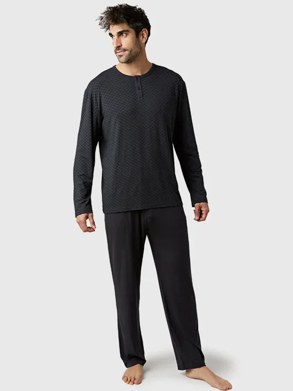 Zero Defects Damier: Pyjama, graphit