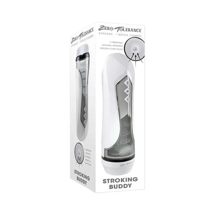 Zero Tolerance – Rechargeable Stroking Buddy – White