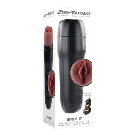 Zero Tolerance Grip It Vaginal Stroker – Dark