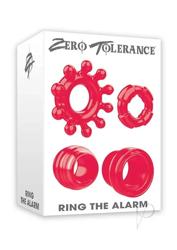 Zero Tolerance Ring the Alarm Cock Ring – Red