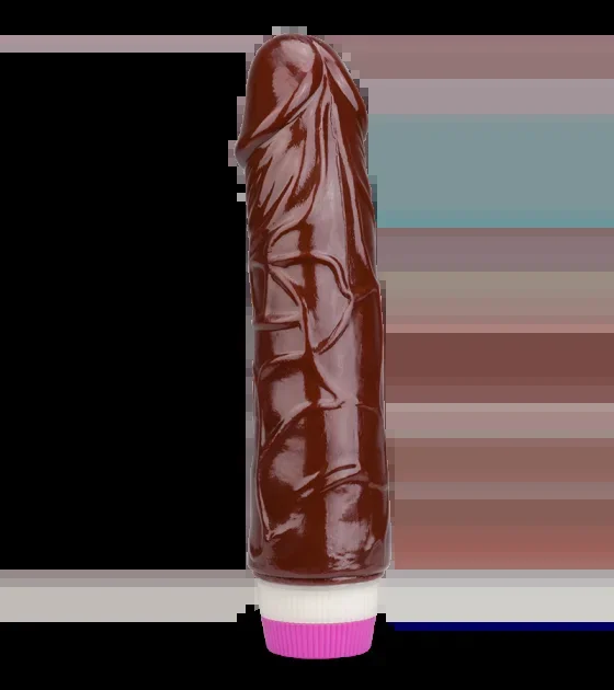 Zweifarbiger biegsamer Dildo-Vibrator